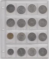 14db kaszinó játékpénz és zseton berakólapon T:2