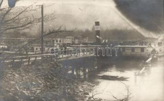 Pócsmegyer, MFTR gőzhajó a kikötőben, photo (EK)