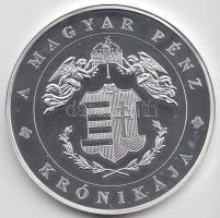 DN "A magyar pénz krónikája - A Rákosi korszak" Ag emlékérem, (20g/0.999/38,61mm) T:PP Tanúsítvánnyal. Csak 2004db!