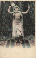 Half nude lady, dancer (EK)