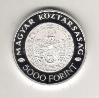 2005. 5000Ft "Bocskai István" Ag T:PP Csak 3000db! Kapszulában, tanúsítvánnyal + ismertető...