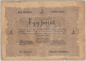 1848. 1Ft "Kossuth-bankó" T:III Adamo G104