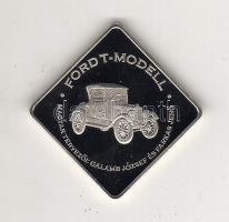 2006. 1000Ft "Ford T modell" szögletes pénz, eredeti kapszulában tanúsítvánnyal és ismertető prospektussal T:PP