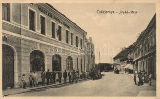 Csáktornya, Posta és távirda, Árpád utca / post office, street (EK)