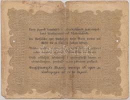 1848. 10Ft "Kossuth bankó" lyukasztva T:III-
Adamo G111