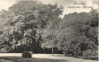 Demecser, Borzsova tanya, park