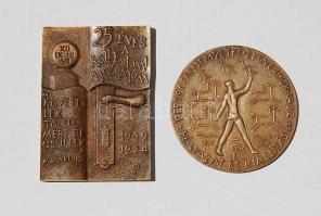 7 db extrém nagyméretű kerámia (2x) + fém (5x) plakett klf témákban T:2