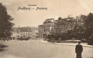 Pozsony theatre, tram