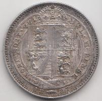 Nagy-Britannia 1887. 1Sh Ag "Viktória" T:2-/3 Great Britain 1887. 1 Shilling Ag "Victoria" C:VF/F Krause KM#761