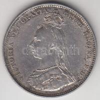 Nagy-Britannia 1887. 1Sh Ag "Viktória" T:2-/3
Great Britain 1887. 1 Shilling Ag "Vict...