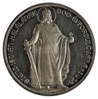 1938. 5P Ag "Álló Szent István" U.P. jelzéssel kétoldalt (36mm/25g) T:PP Csak 1000db! Hungary 1938. 5 Pengő "Standing St. Stephen" restrike with U.P. mark (36mm/25g) C:PP Only 1000 examples! Huszár: 2308., Adamo PE6.4