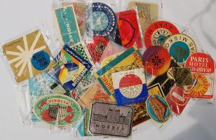 91db szálloda és bőröndcimke