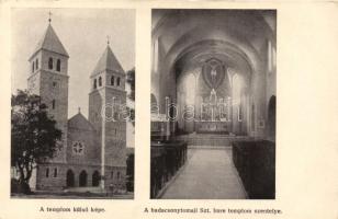 Badacsonytomaj Szent Imre templomszentélye és külső képe