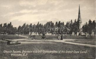 Worcester, Cape Colony, Church square and Old Cannon