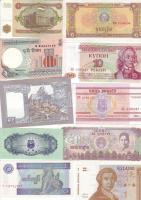 Egész világ 94 db bankjegy, sok Kínával T:90% I!, maradék II