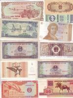 Egész világ 94 db bankjegy, sok Kínával T:90% I!, maradék II
