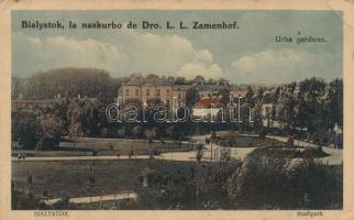 Bialystok, city park, Zamenhof, esperanto (EK)