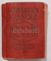 3,5x5cm-es 900 oldalas portugál-francia kéziszótár a 30-as évekből