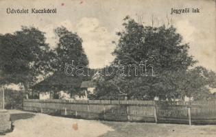 Kackó jegyző lak / notary home (fl)