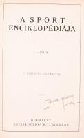 A sport enciklopédiája. I.-II. köt. Dr. Dréhr Imre előszavával. 52 táblával, 500 ábrával. Szerk. Pál...