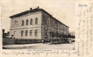 Bártfa, grammar school (fa)