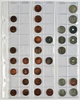 1900-2000. 245db különféle magyar fémpénz új, 18 berakólapos Leuchtturm éremtartó albumba rendezve T...