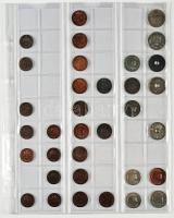 1900-2000. 245db különféle magyar fémpénz új, 18 berakólapos Leuchtturm éremtartó albumba rendezve T...