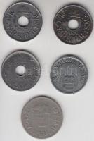 1926. 50f (1x) + 1942. 10f (1x) + 1941-1943. 20f (3x) T:vegyes