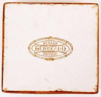 cca 1910 Gerbeaud macskanyelv desszert papírdoboz / Chocholate box