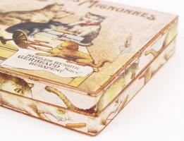 cca 1910 Gerbeaud macskanyelv desszert papírdoboz / Chocholate box