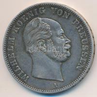 Német Államok / Poroszország 1862A Tallér Ag "I. Vilmos" Berlin (18.52g) T:2 German States / Prussia 1862A Thaler Ag "Wilhelm I" Berlin (12.53g) C:XF