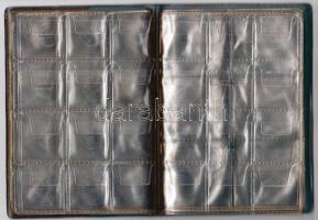 Kis éremtartó album 6db berakólappal, összesen 60db férőhellyel használt állapotban
