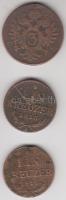 1799B 3Kr Cu + 1816B 1Kr Cu + 1816A 1Kr Cu T:2-,3