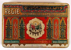 cca 1920 Regie fém cigarettás doboz / Metal cigarette box