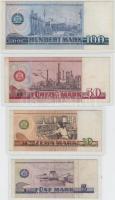 NDK 1971. 10M + 50M + 1975. 5M + 100M T:laminálva
GDR 1971. 10 Mark + 50 Mark + 1975. 5 Mark + 100 M...