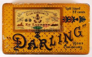 cca 1920 Darling szivarkás fémdoboz / Metal cigarette box