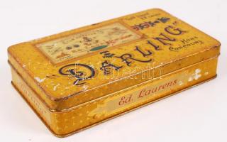 cca 1920 Darling szivarkás fémdoboz / Metal cigarette box