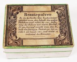 cca 1910 Fürdősó papírdoboz / bath powder paper box