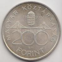 1993. 200Ft Ag "MNB" T:2 Adamo F13