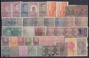 Románia 42 db okmánybélyeg