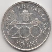 1992. 200Ft Ag "MNB" T:2 Adamo F13