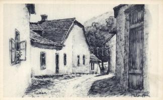 Budapest I. Tabán, Cipő utca s: Helbing