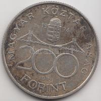 1994. 200Ft Ag "Deák" T:2 Adamo F13.1