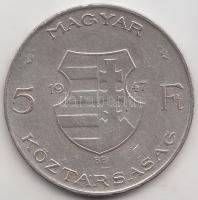 1947. 5Ft Ag "Kossuth" T:3 Adamo F8.1