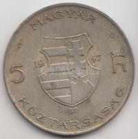 1947. 5Ft Ag "Kossuth" T:2- Adamo F8.1