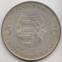 1947. 5Ft Ag "Kossuth" T:2- Adamo F8.1