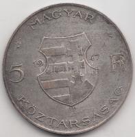 1947. 5Ft Ag "Kossuth" T:3 Adamo F8.1