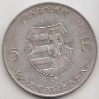 1947. 5Ft Ag "Kossuth" T:3 Adamo F8.1