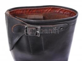 Német bőr betétes katonai csizma, jó állapotban, méret:26 (kb 42)