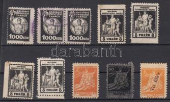 1925-1927 Országos Testnevelési Tanács és Gyermekvédelem, összesen 10 db